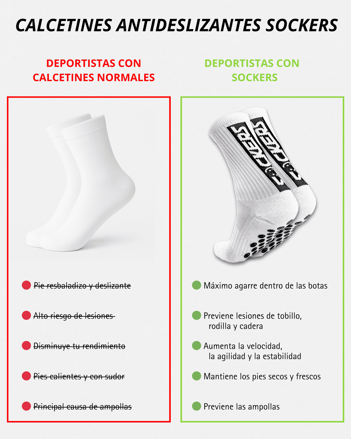 Calcetines Anti Deslizantes Grip 1.0