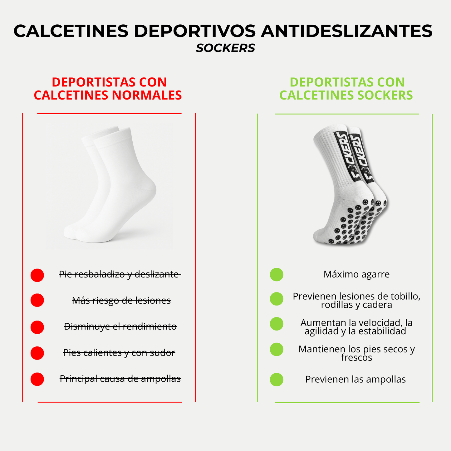 Calcetines Anti Deslizantes Grip 1.0