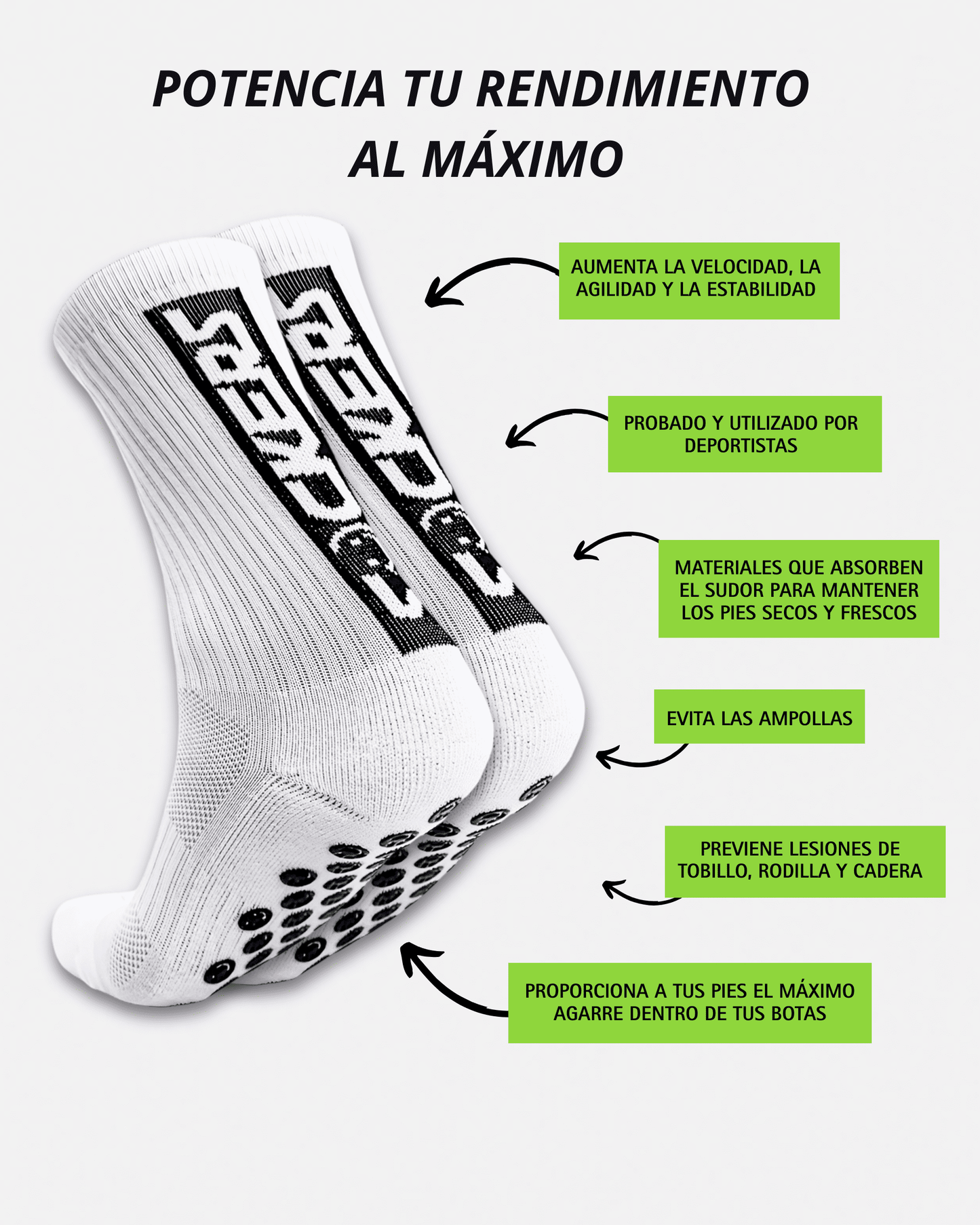 Calcetines Anti Deslizantes Grip 1.0